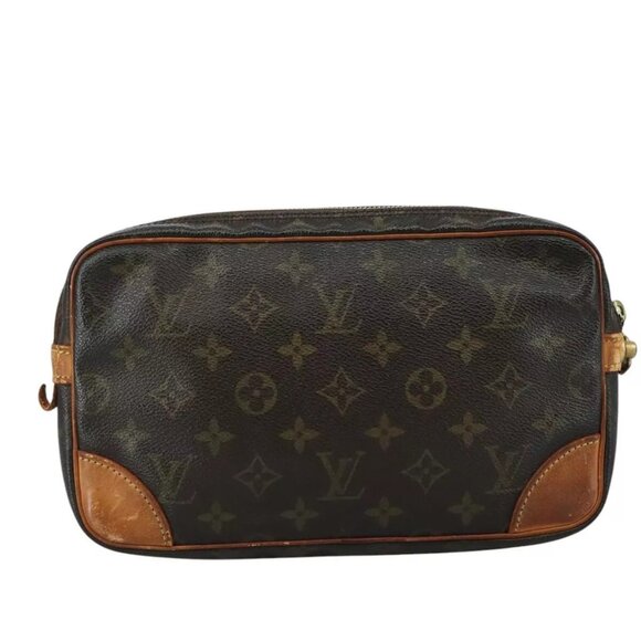 LOUIS VUITTON Monogram Marly Dragonne GM Clutch Bag - Picture 4 of 15